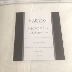 NEW Queen Bed Sheet Set Cream Beige microfiber